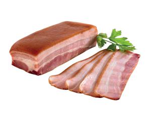 Hamburška slanina Kras, vakuumsko pakirano, cena za 1 kg