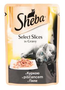 Sheba Pouch, piščanec, 85g
