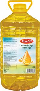 Olje Sun Oil, rastlinsko, 5 l