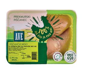 Piščančja prsa AVE, IK, file, 500 g