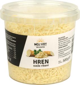 Hren Moj vrt, sveže ribani, 500 g