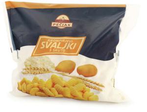 Svaljki krompirjevi Pečjak s skuto, + 20 % gratis, 1,2 kg