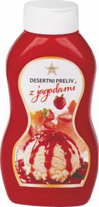 Preliv desertni Tuš, z jagodami, 350 g