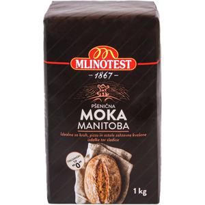 Pšenična moka Manitoba "0", Mlinotest, 1 kg