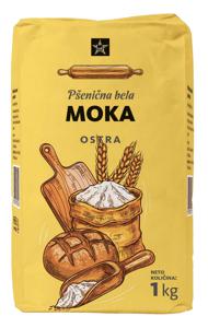Moka Tuš, bela, ostra, 1 kg