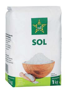 Sol Tuš, fino mleta, jodirana, evaporirana, 1 kg