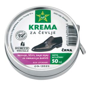 Krema za čevlje Tuš, črna, 50ml