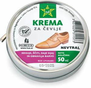 Krema za čevlje Tuš, nevtral, 50ml