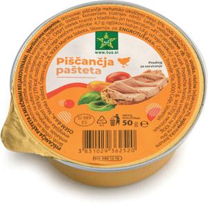 Pašteta Tuš piščančja, 50 g