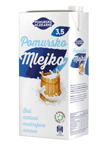 Mleko Pomursko, 3,5 % m.m., 1 l
