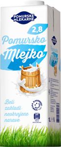 Mleko Pomursko, 2,8 % m.m., 1 l