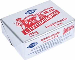 Ljutomersko surovo maslo, Pomurske mlekarne, 250 g