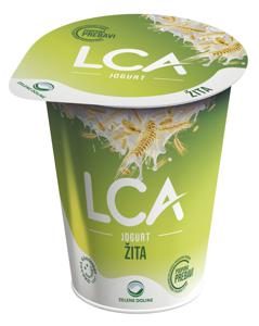 Jogurt LCA, žito, lahki, 180 g