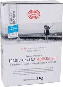 Sol Piranske soline, tradicionalna morska fina, 1 kg