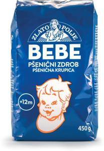 Zdrob Zlato polje, Bebe, pšenični, modri, 450 g