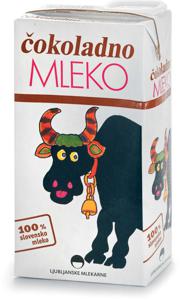Čokoladno mleko Ljubljanske mlekarne, Kravica, slim, 0,5 l