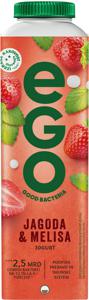 Jogurt Ego, jagoda, melisa, 500 g