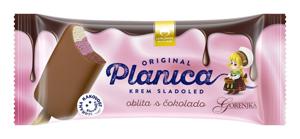 Sladoled Planica, palčka s čokolado, 120 ml