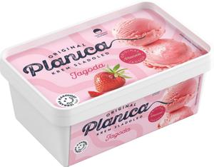 Sladoled Planica, jagoda, 1 l