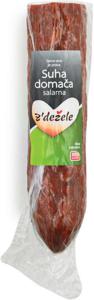 Suha domača salama Z'dežele, vakuumsko pakirano, Celjske mesnine, 500 g