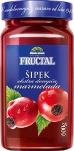 Marmelada Fructal, šipek, ekstra domača, 600 g