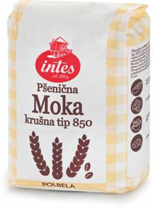 Moka Intes, pšenična, polbela, T 850, 1 kg