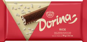 Mlečna čokolada Dorina, riževa, 75 g