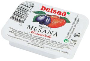 Domača marmelada, mešana, porcijska, 20 g