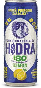 Pijača Hidra, izotonik, limona, pločevinka, 0,33 l