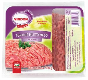 Meso puranje, mleto, nezačinjeno, 500 g