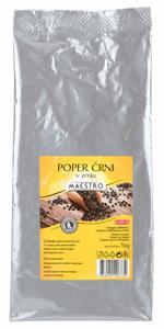 Poper Maestro, črni, celi, 1 kg