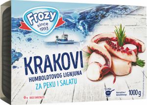 Lovke lignjev Frozy (Dosidicus gigas), za peko in solato, 1 kg