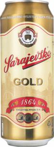 Pivo Sarajevsko Gold, pločevinka, alk.4,7 vol%, 0,5 l