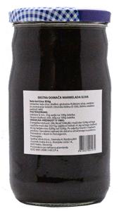 Marmelada Spektar drink, Ekstra, domača, sliva, 850 g