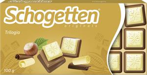 Čokolada mlečna Schogetten, Trilogia noisettes, 100 g
