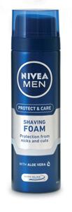 Pena za britje Nivea men, mild, 200 ml
