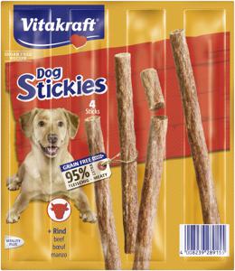 Poslastica Dog stickies, govedina, 4 x 11 g