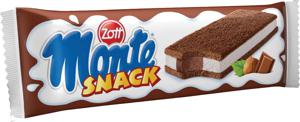 Mlečna rezina Monte snack, 29 g