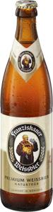 Pivo Franziskaner, pšenično, nefiltrirano, alk.5 vol%, 0,5 l