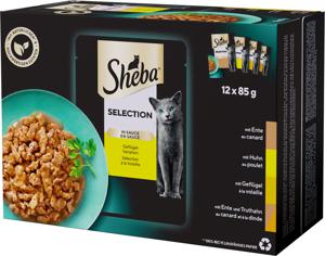 Sheba Pouch, MP perutninski izbor, 12 x 85 g