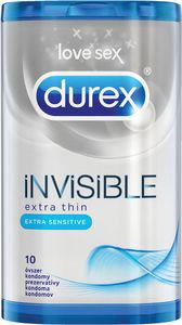 Kondomi Durex, Invisible 10'S, ext.sens.,10/1