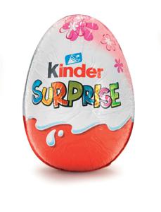 Čokolada mlečna jajčka Kinder Surprise, roza, 20 g