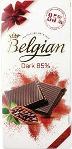 Čokolada The Belgian, temna 85%, 100 g