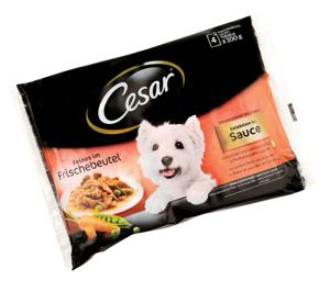 Cesar Pouch izbor v omaki, 4x100g