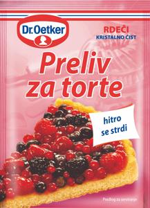 Preliv Dr.Oetker, rdeči, 12 g