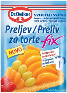 Preliv za torte Fix, svetli, 50 g