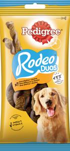 Priboljšek za pse Pedigree, Rodeo Duo, piščanec, slanina, 7/1