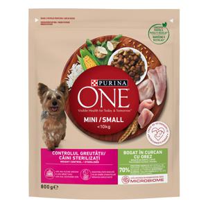Briketi One mini, za pse, puran in riž, Weight Control, 800 g