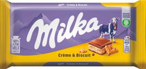 MLEČNA ČOKOLADA CREME&BISCUIT, MILKA, 100G