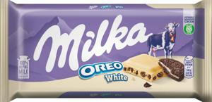 Mlečna čokolada Milka, Oreo White, 100 g